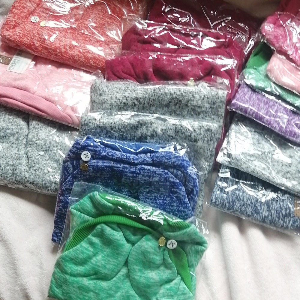 $20 for 4 New Dog clothes Sweater warm Dog Pajamas various colors and sizes
